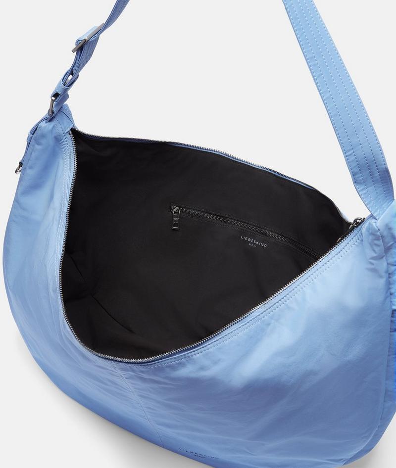 Liebeskind Herren Nylon Moon Hobo L - Blau