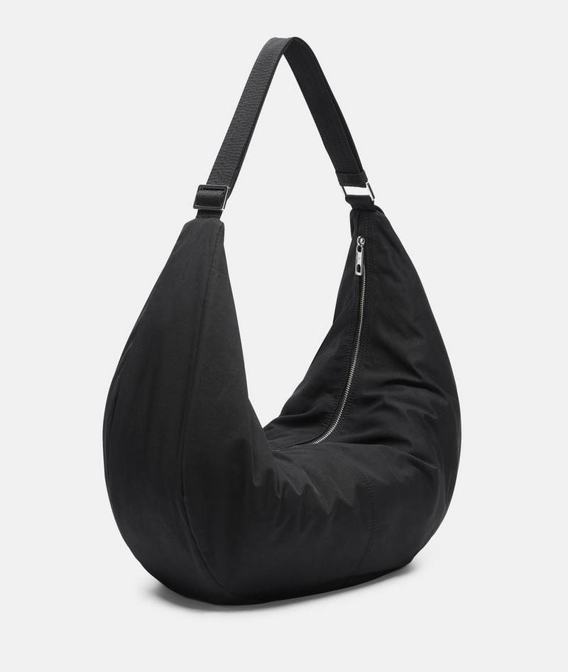 Liebeskind Herren Nylon Moon Hobo L - Schwarz