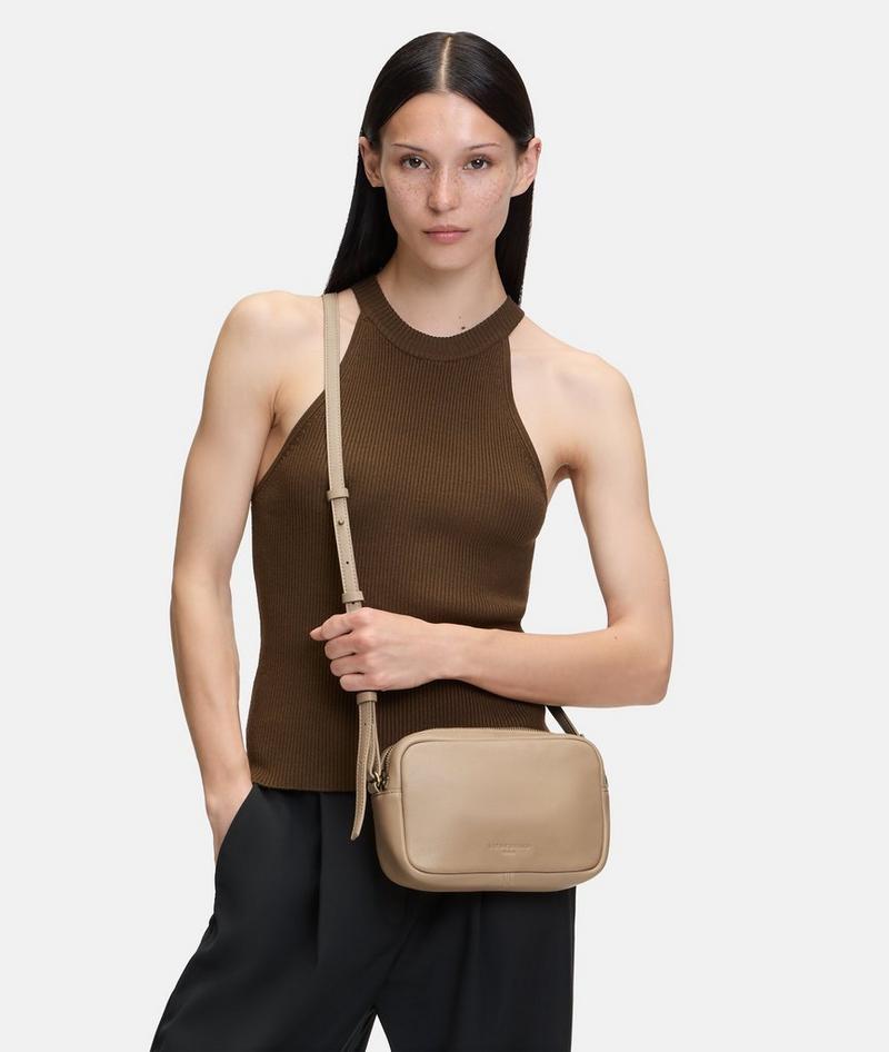 Liebeskind Herren Ella Camera-bag S - Hellbraun