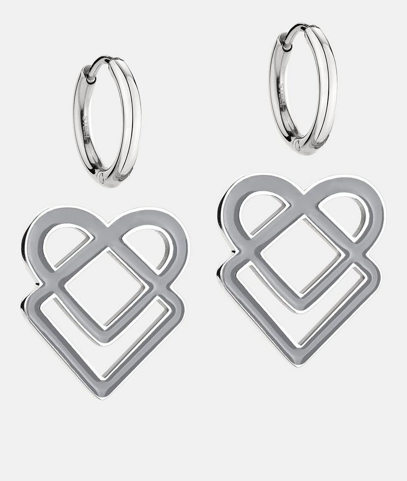 Liebeskind Herren Ohrringe - Silber