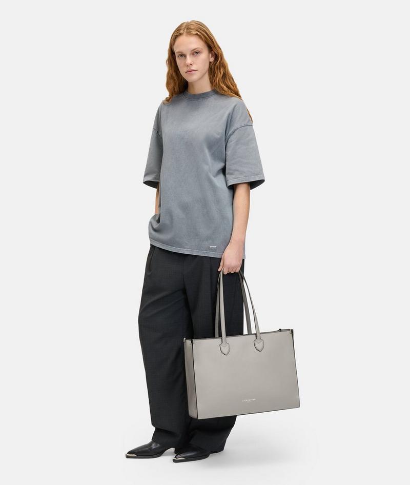 Liebeskind Herren Hilla Shopper L - Taubengrau