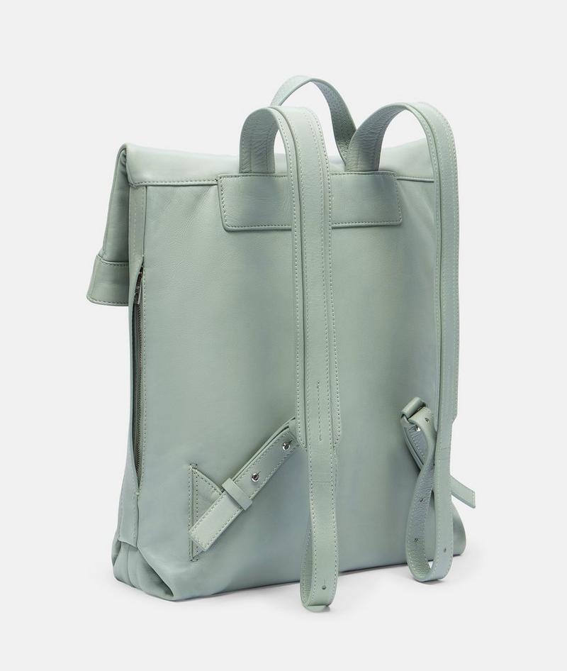 Liebeskind Herren Elvira Backpack L - Dunkles Salbeigrün