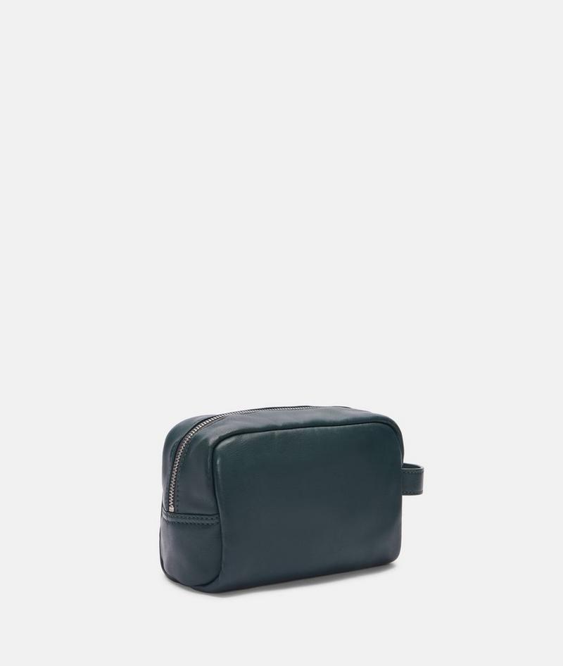 Liebeskind Herren Cosmetic Pouch S - Petrol
