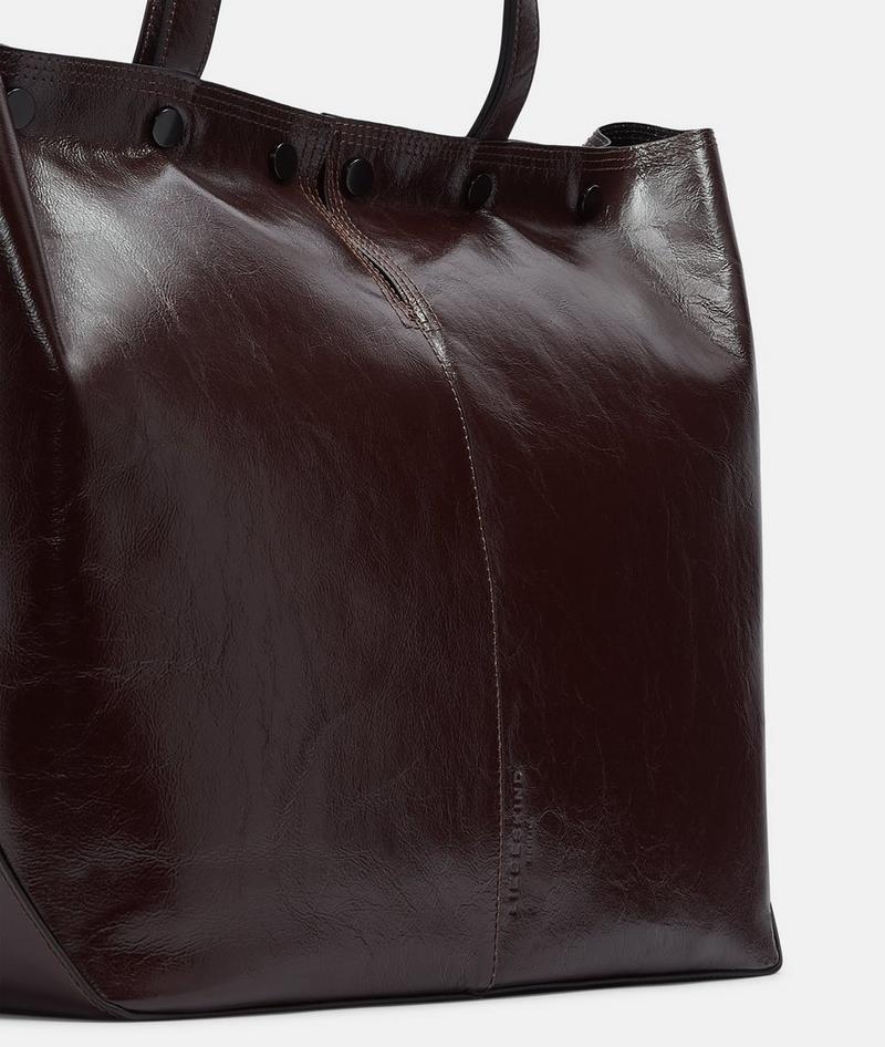 Liebeskind Herren Rive Shopper L - Bordeaux