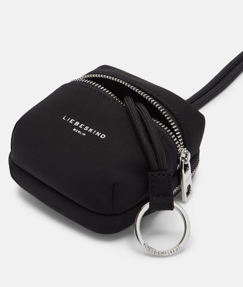 Liebeskind Herren Nylon Pouch Pendant - Schwarz