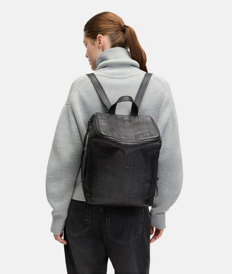 Liebeskind Herren Monogram Hera Backpack M - Schwarz