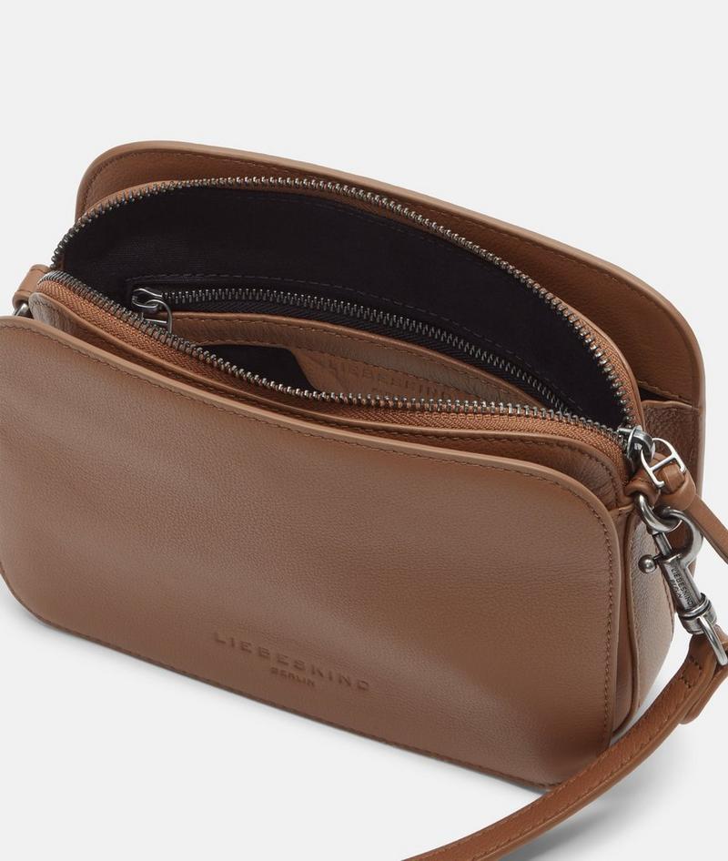 Liebeskind Herren Luka Crossbody S - Karamell