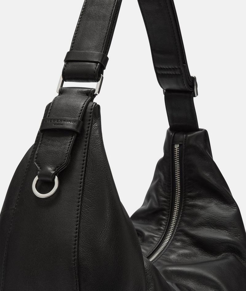 Liebeskind Herren Moon Hobo M - Schwarz