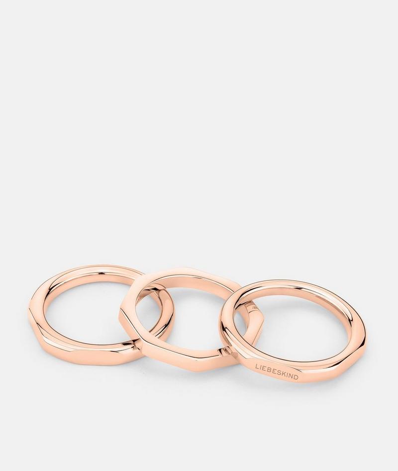 Liebeskind Herren Ring - Roségold