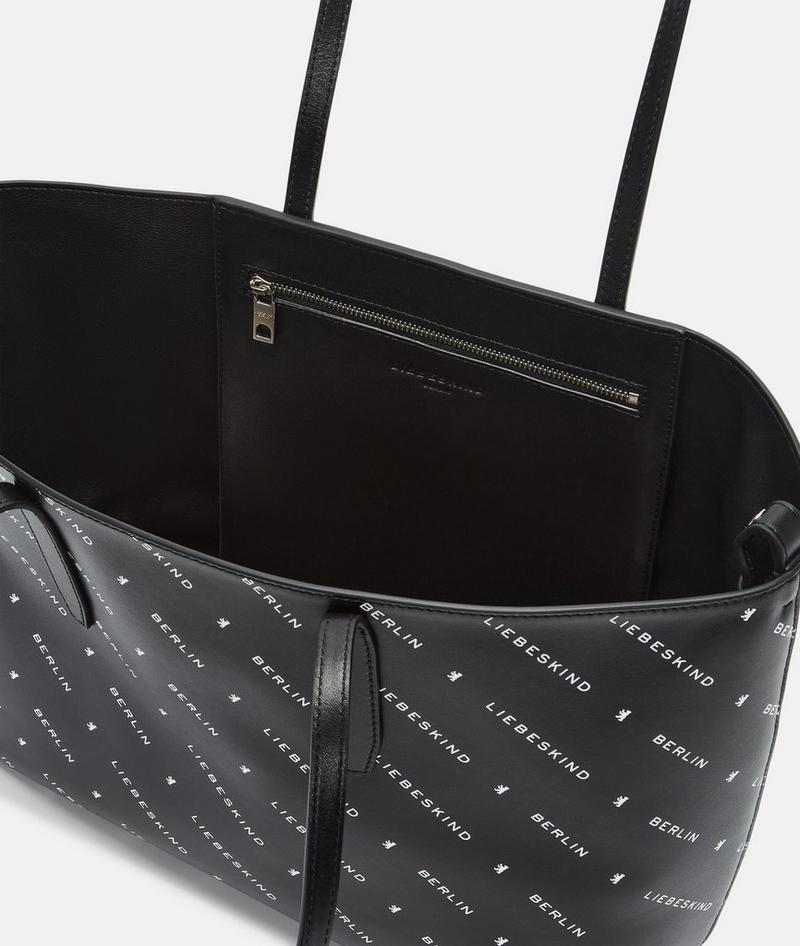 Liebeskind Herren Monogram Shopper M - Schwarz