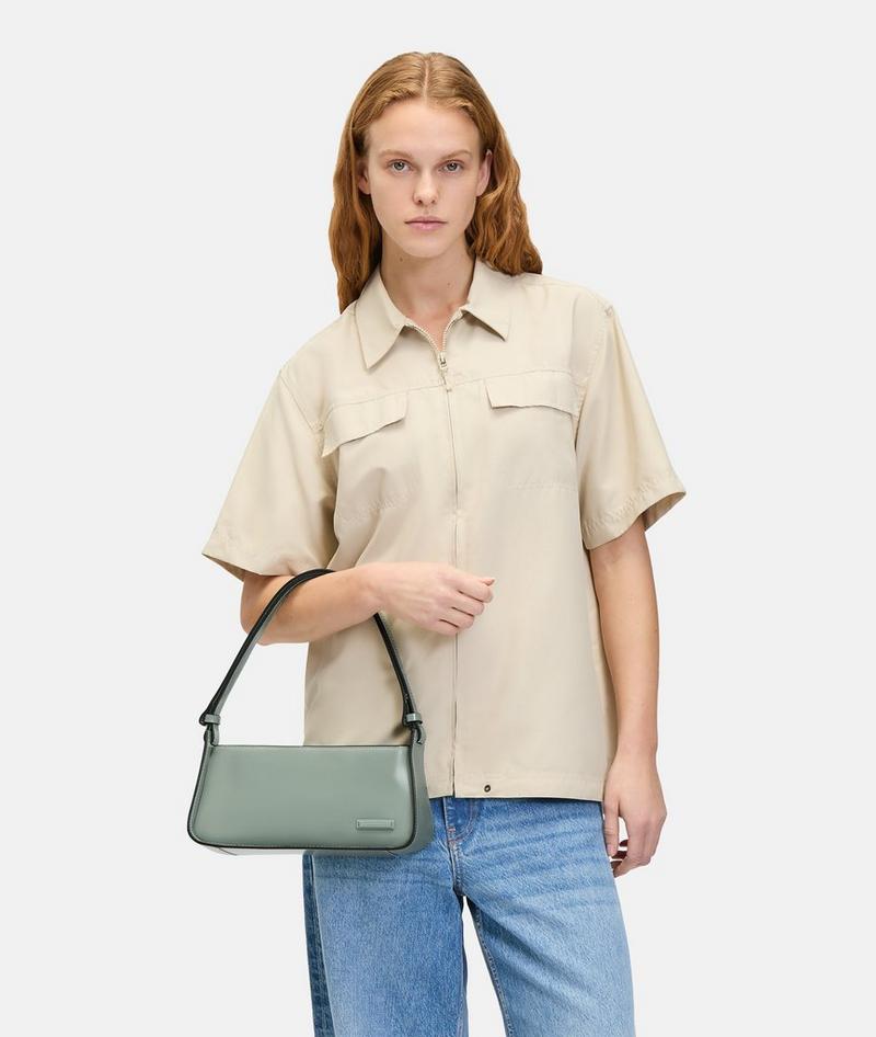 Liebeskind Herren Franzis Crossbody S - Dunkles Salbeigrün