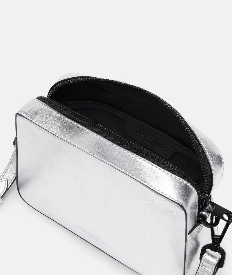 Liebeskind Herren Hilla Camera Bag S - Silber