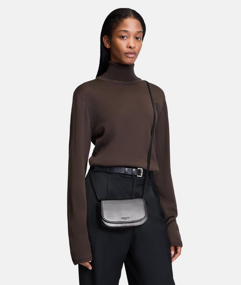 Liebeskind Herren Metallic Ezra Crossbody Xs - Silber