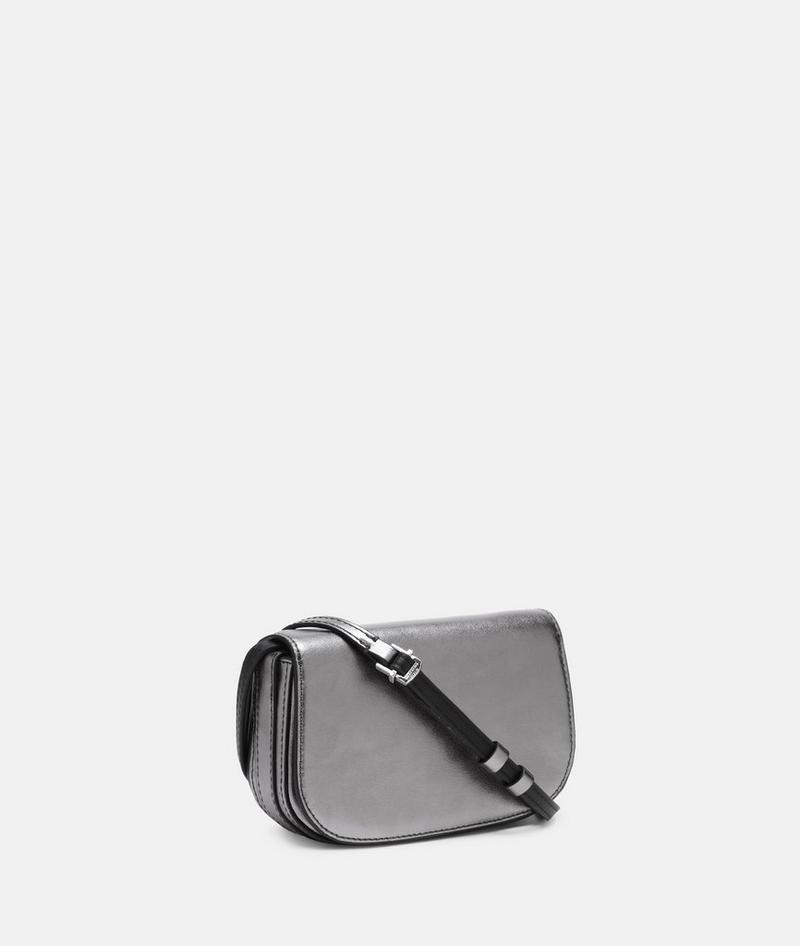 Liebeskind Herren Metallic Ezra Crossbody Xs - Silber