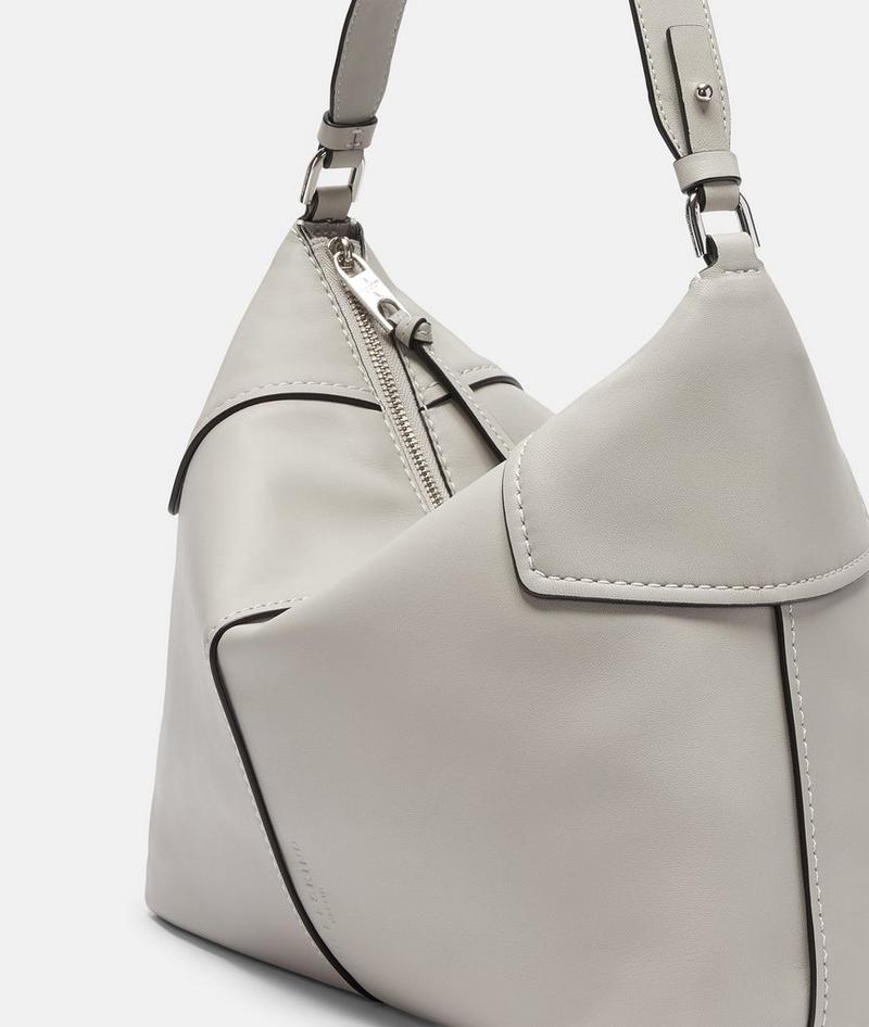 Liebeskind Herren Mila Hobo M - Taubengrau