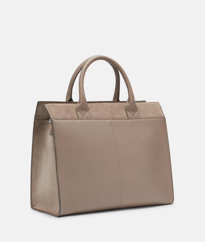 Liebeskind Herren Blake Satchel L - Cognac