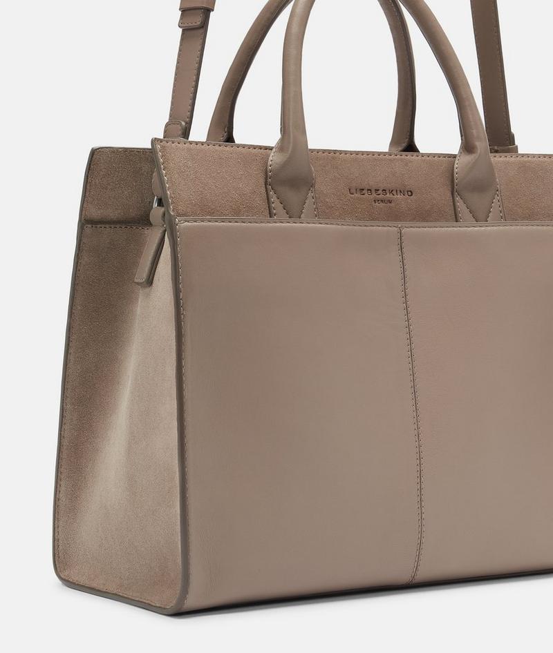 Liebeskind Herren Blake Satchel L - Cognac