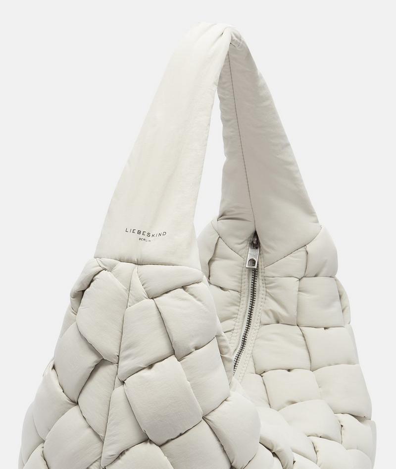 Liebeskind Herren Nylon Bo Hobo L - Hellgrau