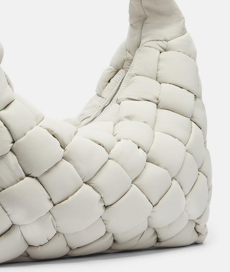 Liebeskind Herren Nylon Bo Hobo L - Hellgrau