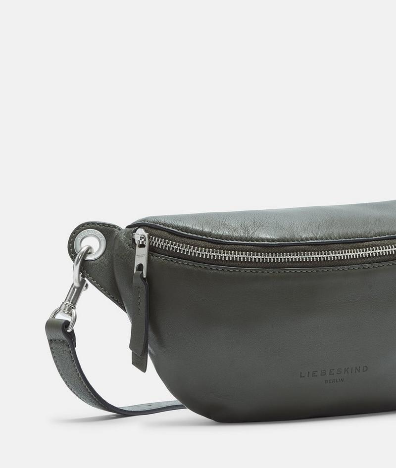 Liebeskind Herren Tavia Belt-bag M - Olivgrün