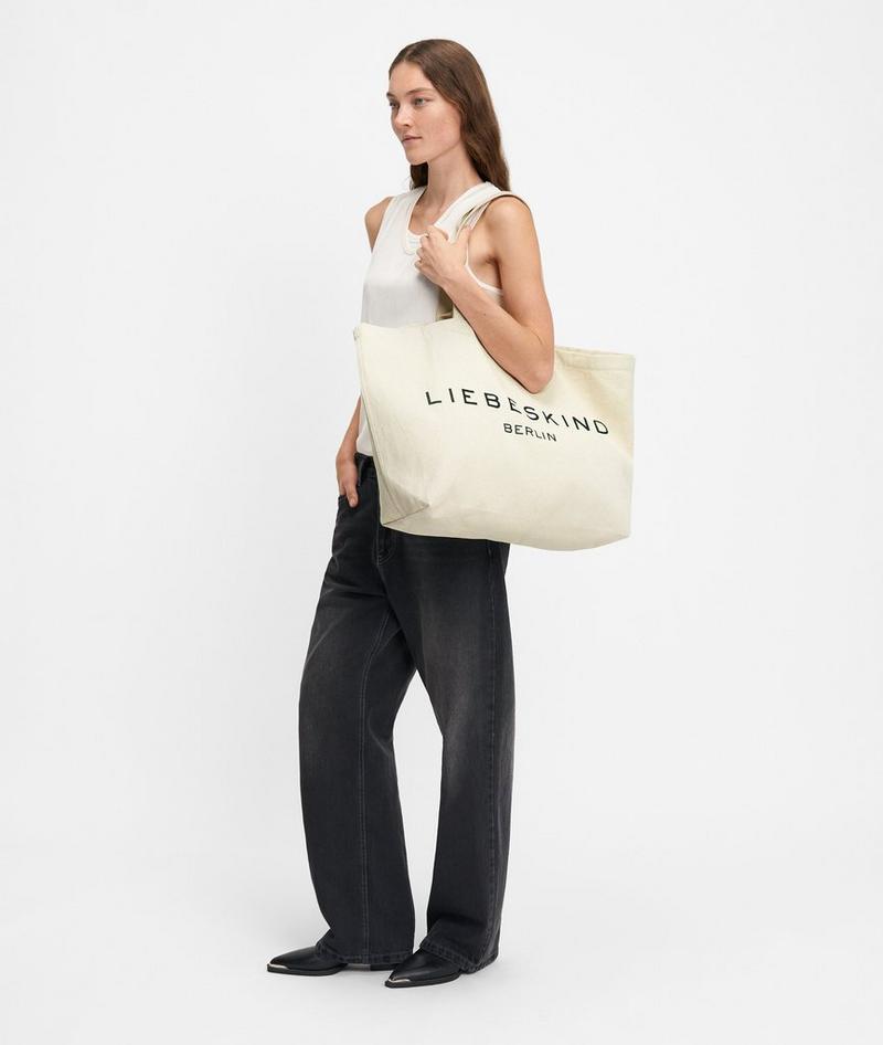 Liebeskind Herren Shopper Xl - Limettengrün