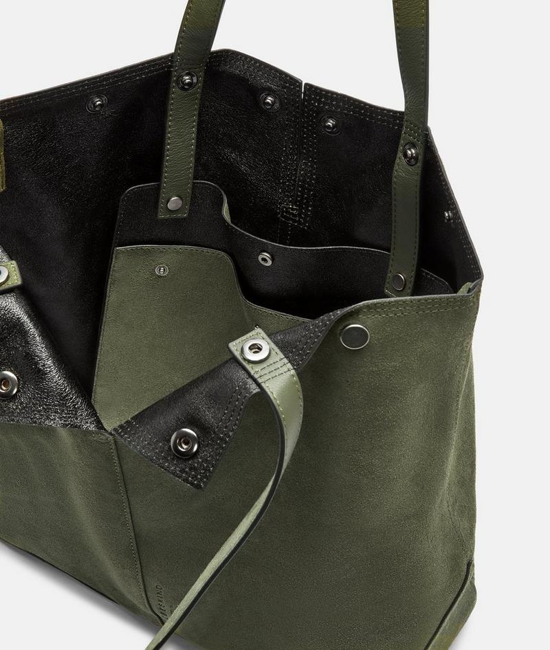 Liebeskind Herren Rive Tote L - Olivgrün