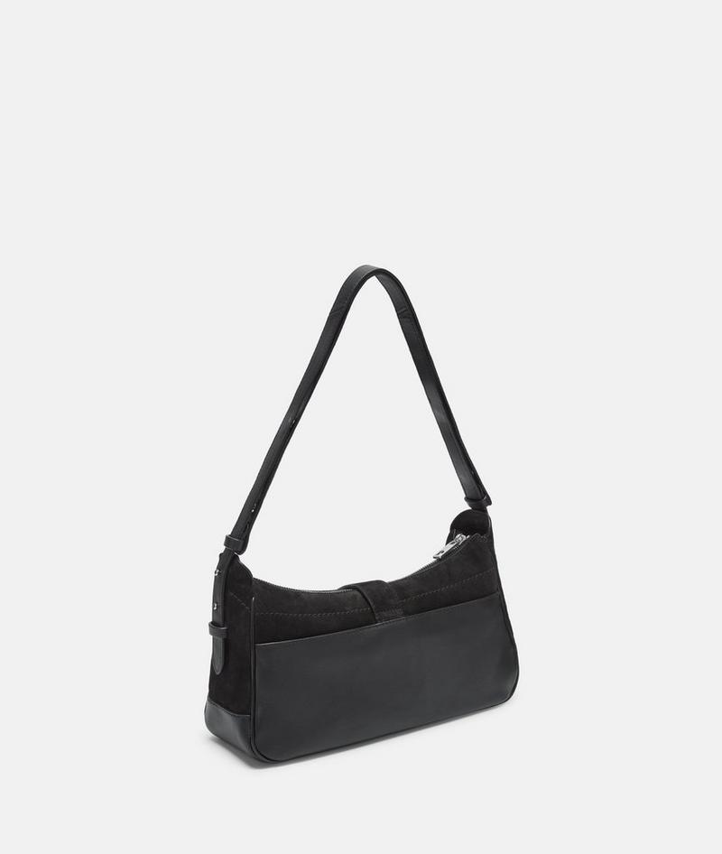 Liebeskind Herren Ren Schultertasche S - Schwarz