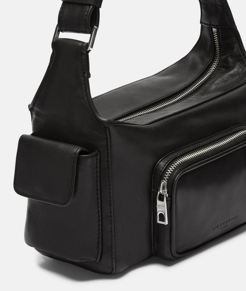 Liebeskind Herren Lila Crossbody S - Schwarz