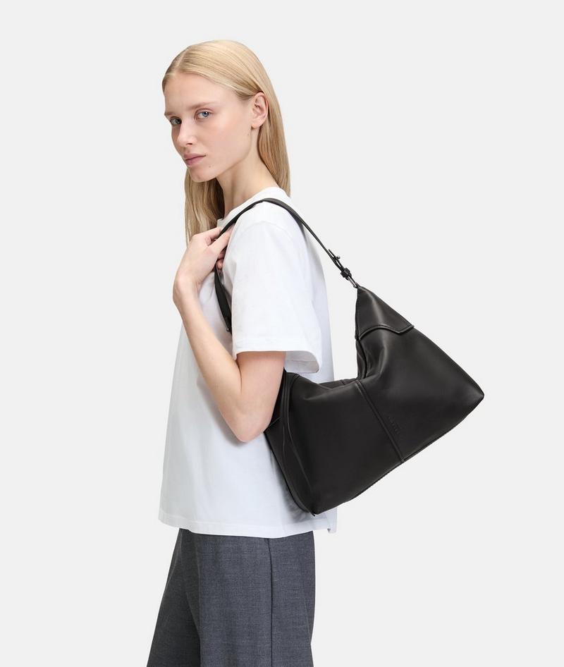 Liebeskind Herren Mila Hobo M - Schwarz