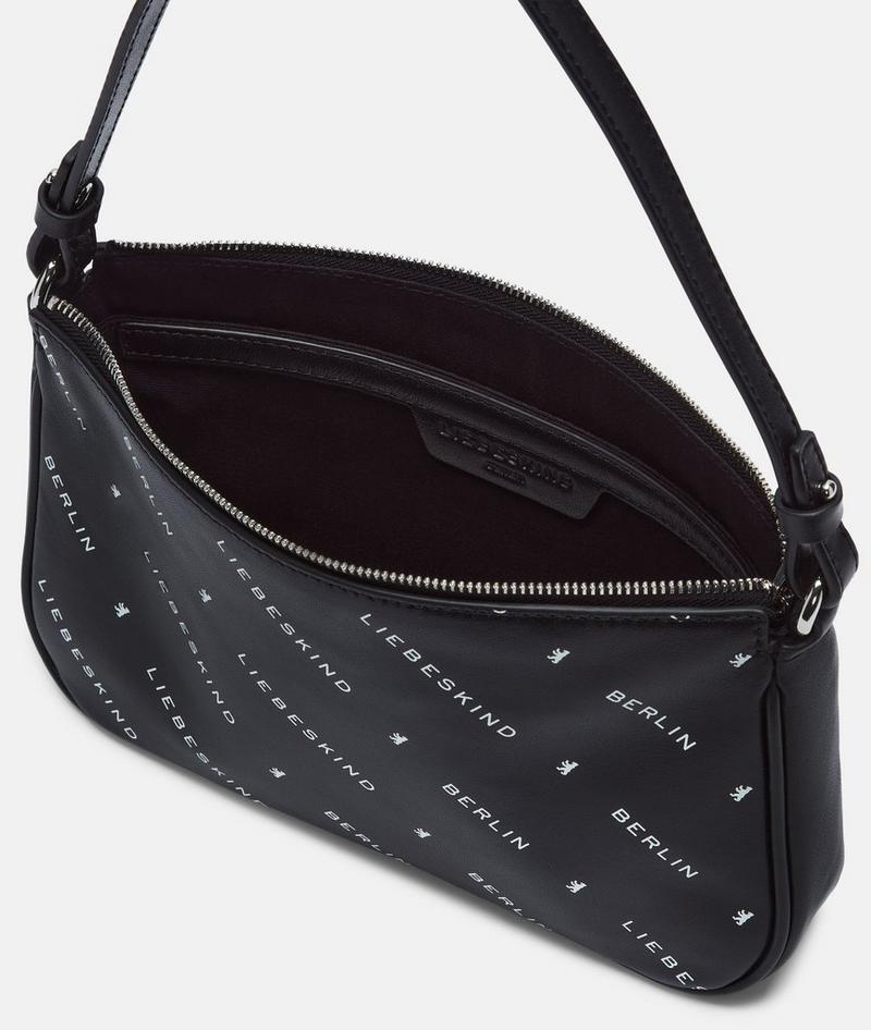 Liebeskind Herren Monogram Crossbody S - Schwarz