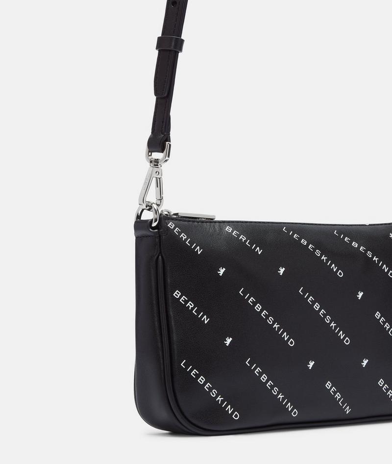 Liebeskind Herren Monogram Crossbody S - Schwarz