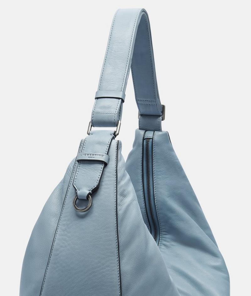 Liebeskind Herren Moon Hobo L - Blassblau