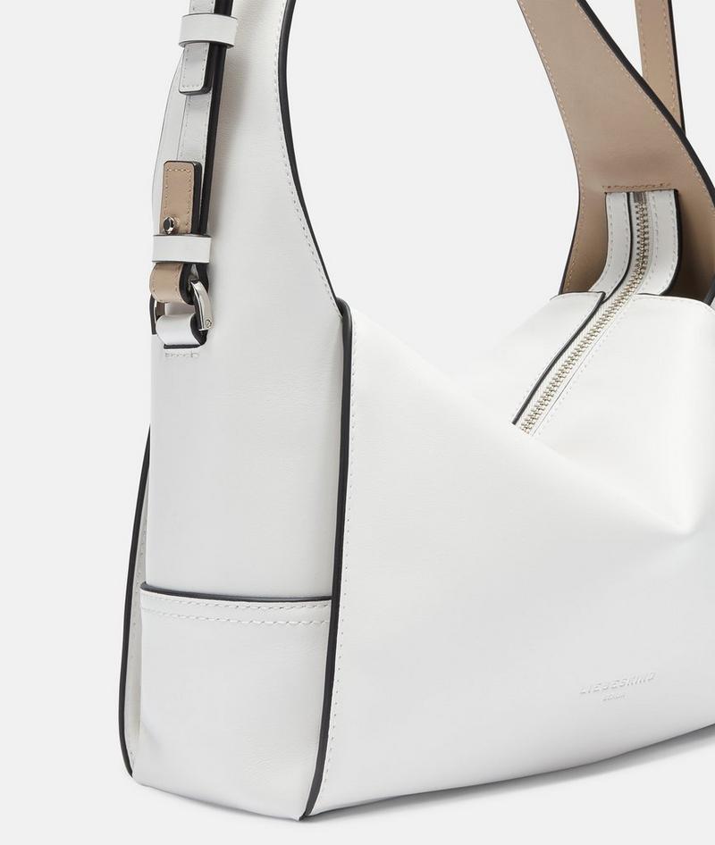 Liebeskind Herren Lou Hobo S - Weiß