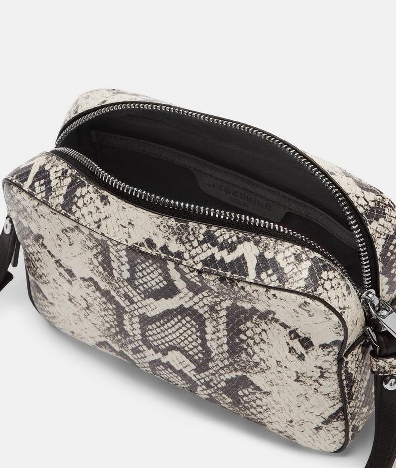 Liebeskind Herren Snake Ella Camera-bag S - Steingrau