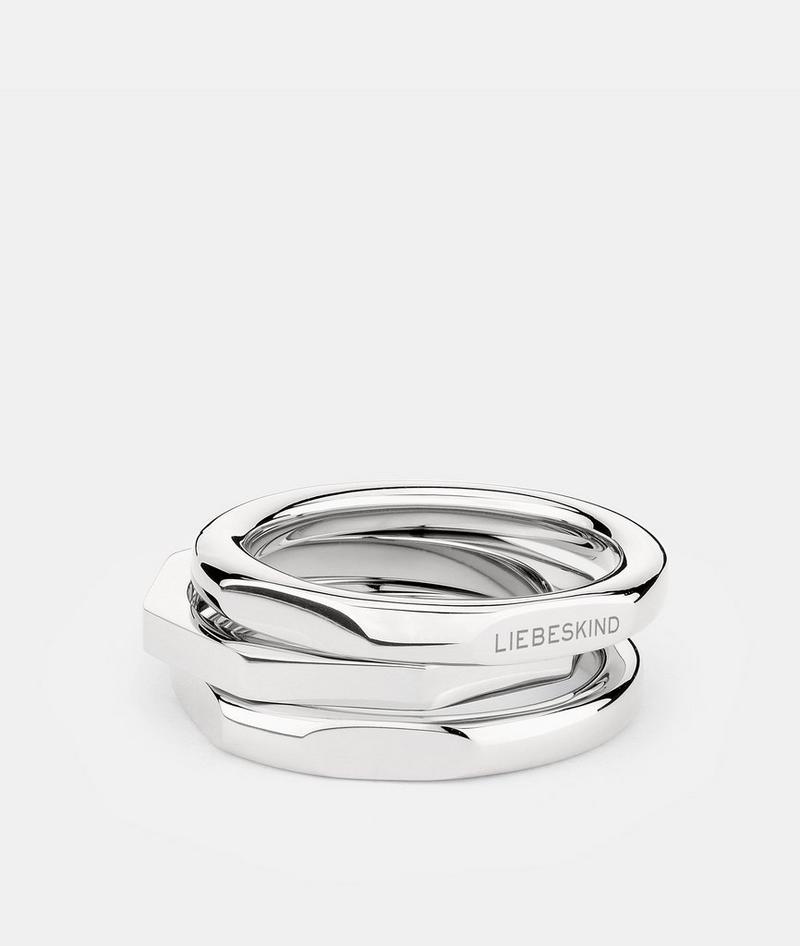 Liebeskind Herren Ring - Silber