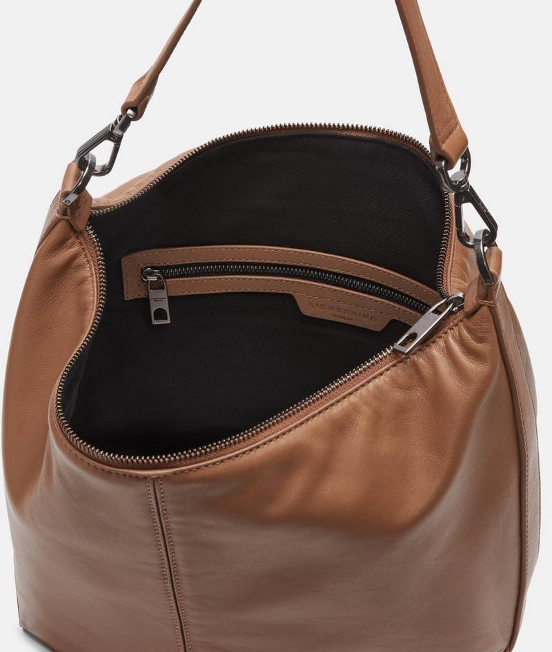 Liebeskind Herren Paris Hobo M - Karamell