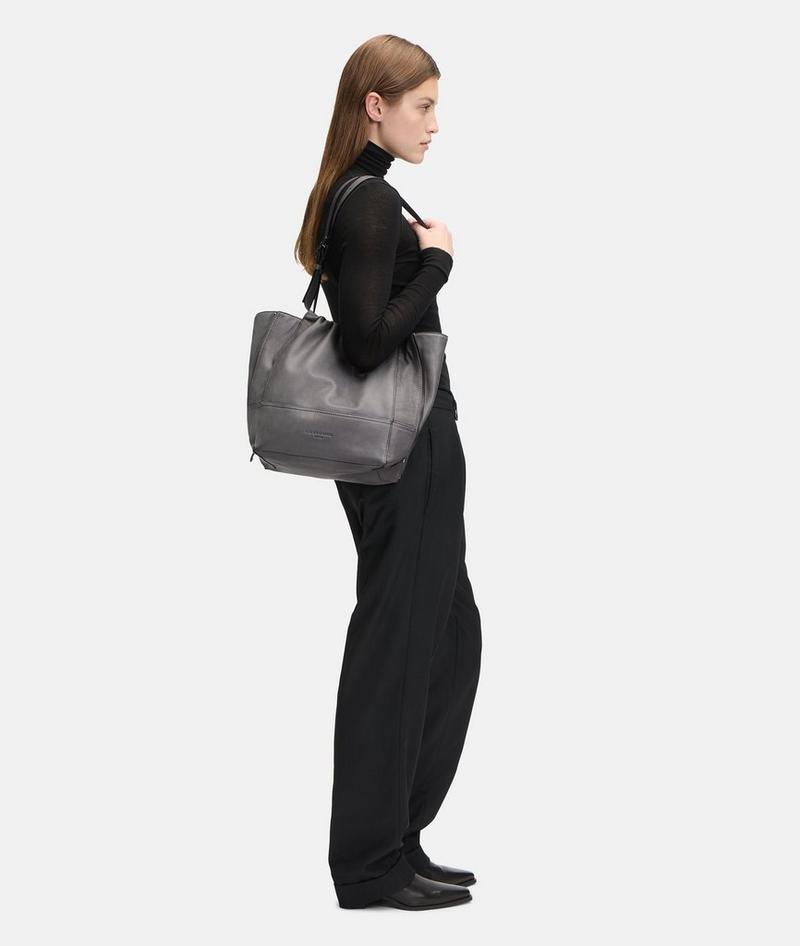 Liebeskind Herren Lou Shopper M - Grau