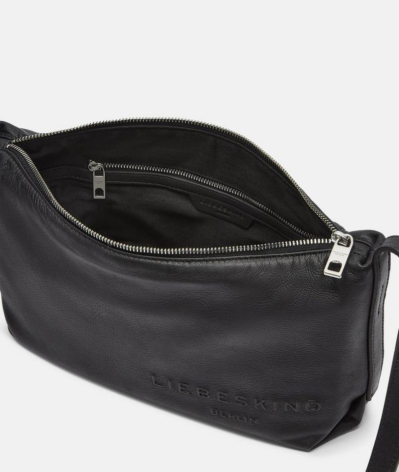 Liebeskind Herren Elvira Crossbody M - Schwarz