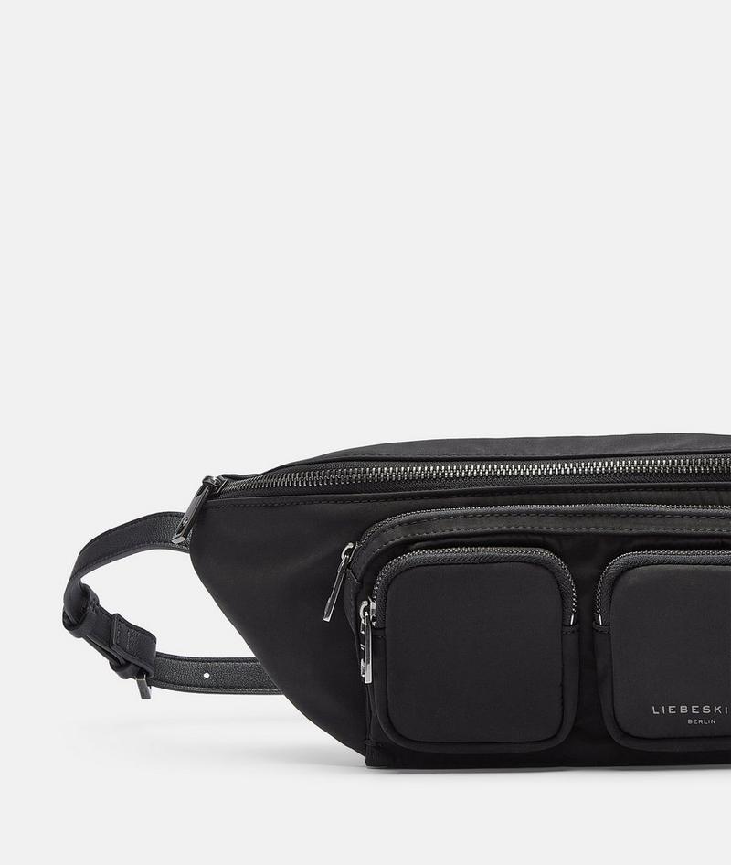 Liebeskind Herren Nylon Maia Belt-bag M - Schwarz