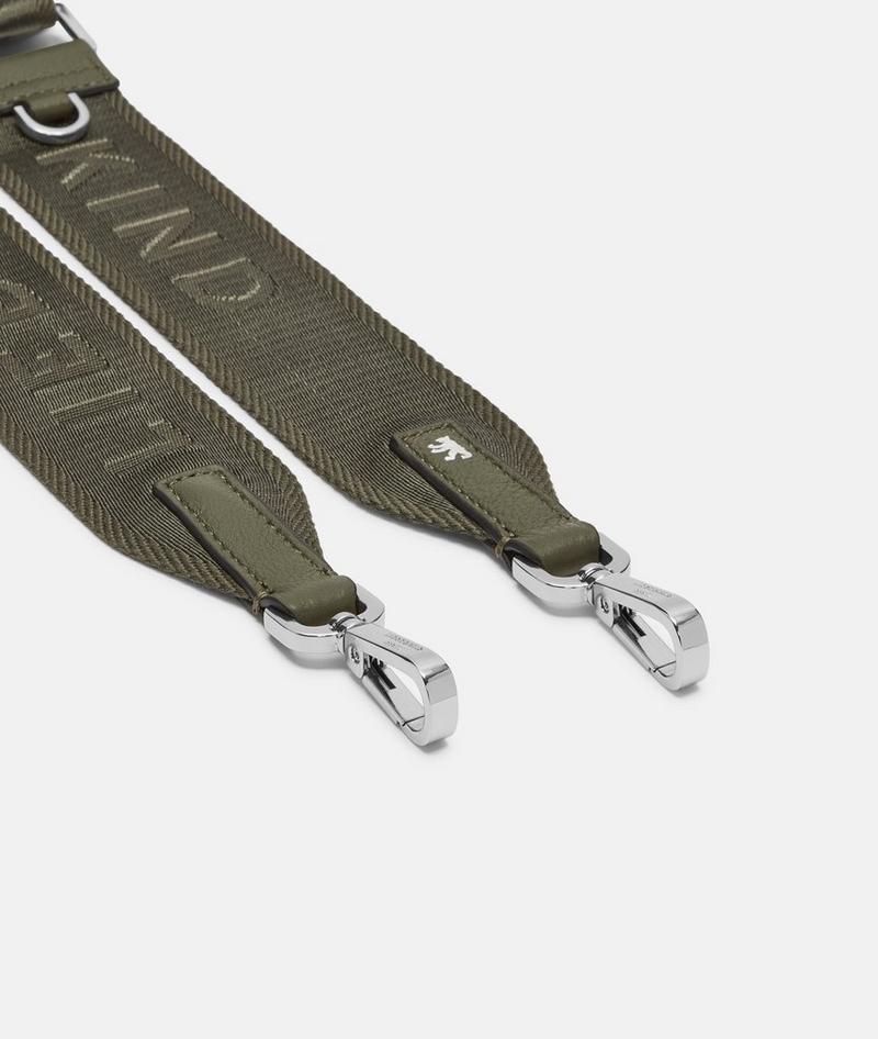 Liebeskind Herren Schultergurt Mit Logo - Olivgrün