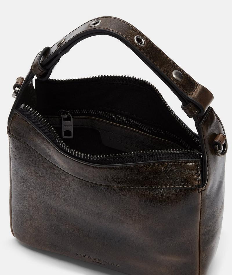 Liebeskind Herren Parker Hobo Xs - Dunkelbraun