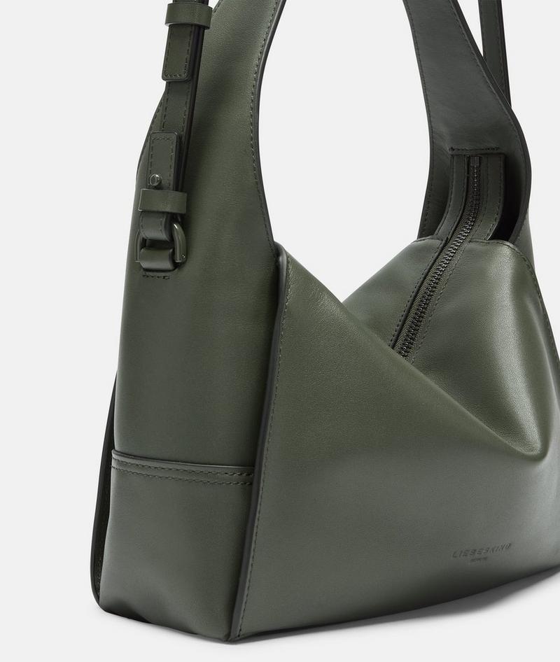 Liebeskind Herren Lou Hobo S - Olivgrün