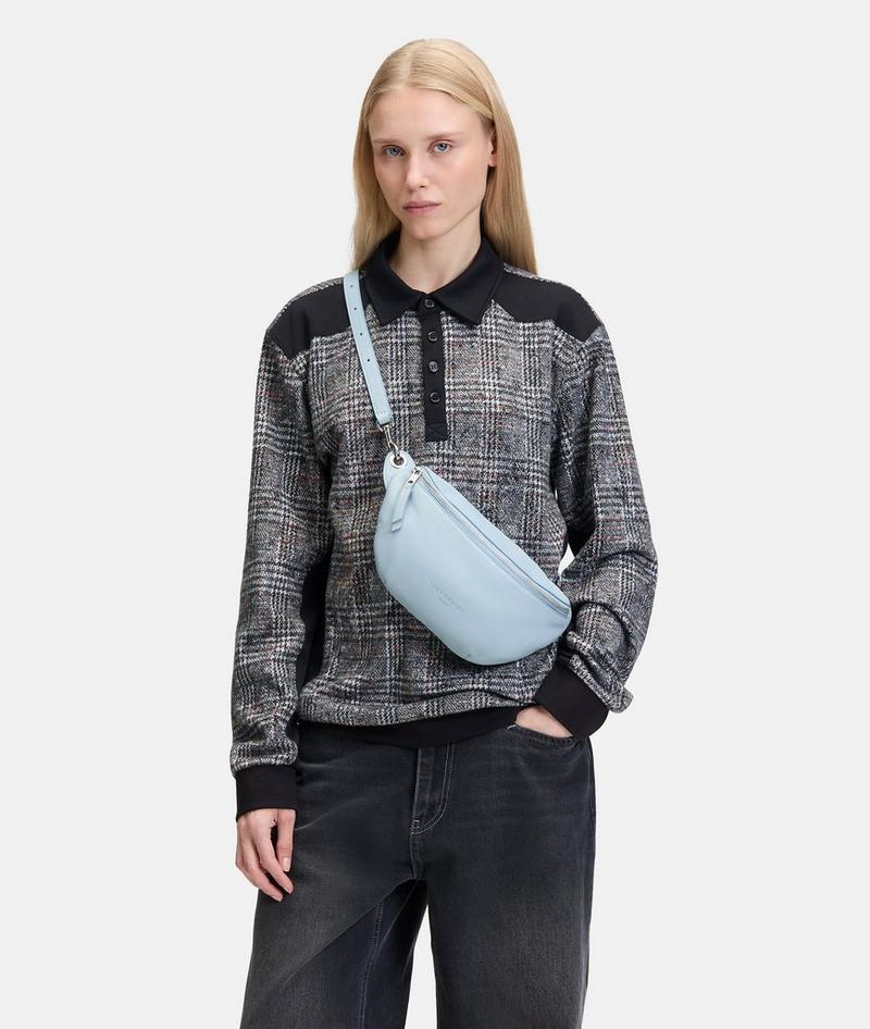 Liebeskind Herren Tavia Belt-bag M - Hellblau