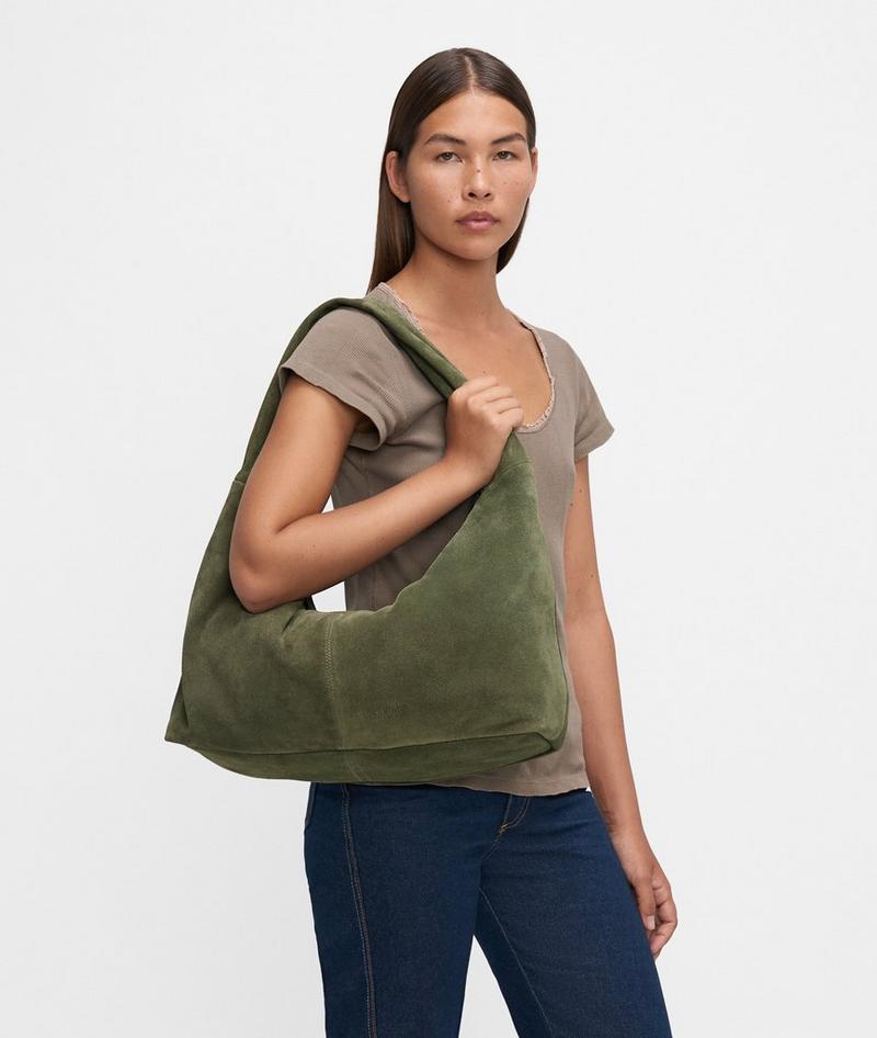 Liebeskind Herren Bo Hobo L - Olivgrün