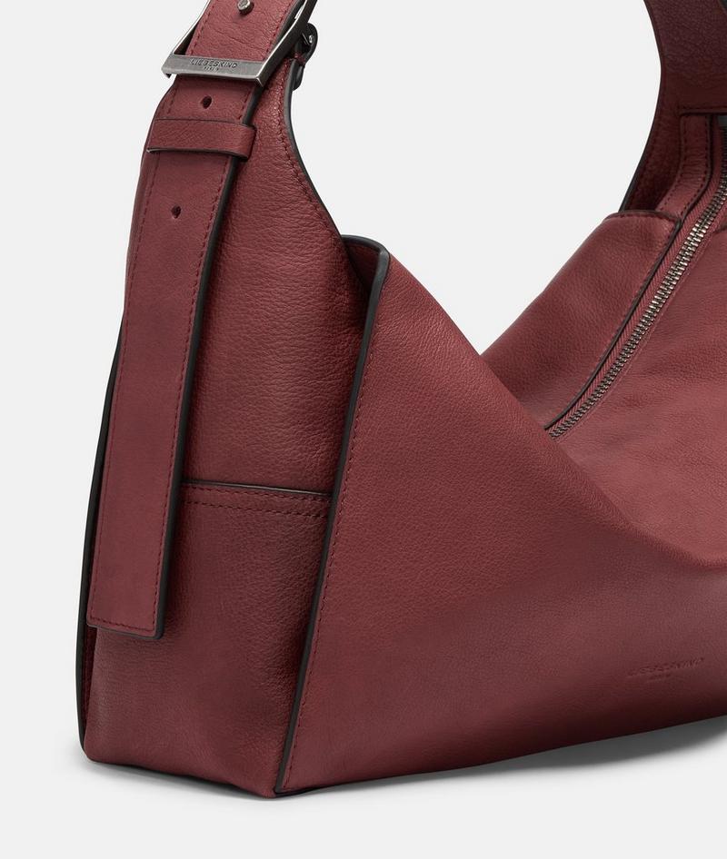 Liebeskind Herren Lou Hobo M - Bordeaux