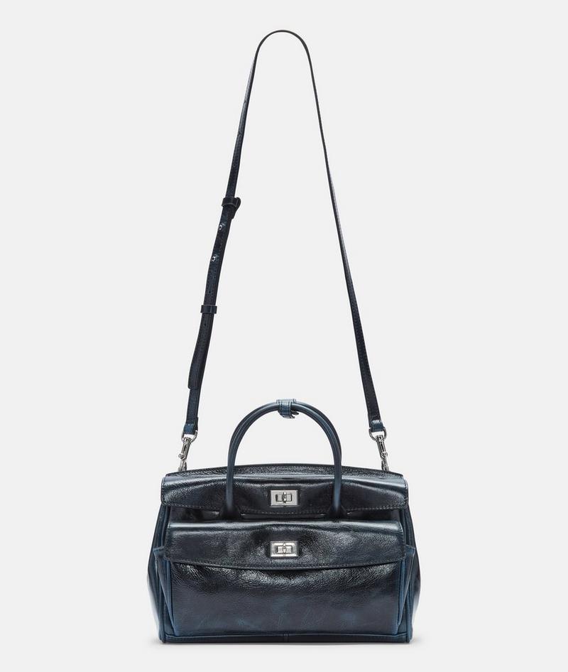 Liebeskind Herren Archive Gloria Ii Satchel M - Navy