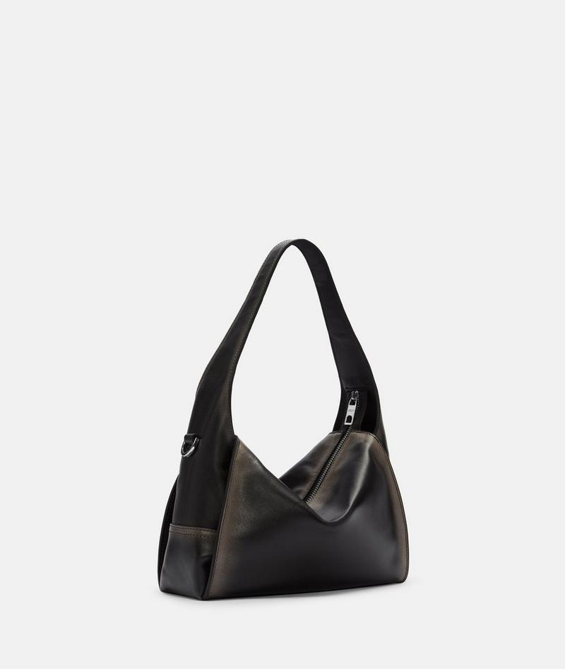 Liebeskind Herren Lou Hobo S - Schwarz