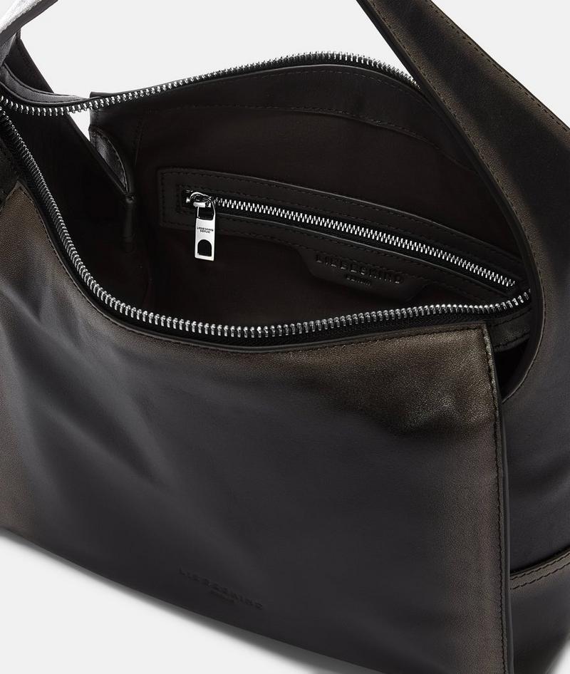 Liebeskind Herren Lou Hobo S - Schwarz