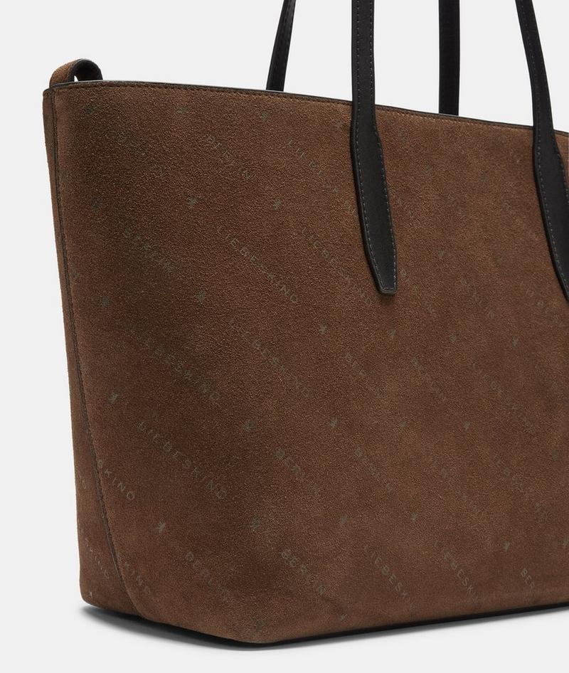 Liebeskind Herren Monogram Shopper M - Cognac