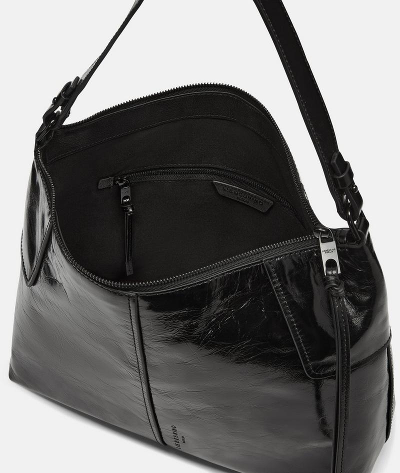 Liebeskind Herren Mila Hobo M - Schwarz